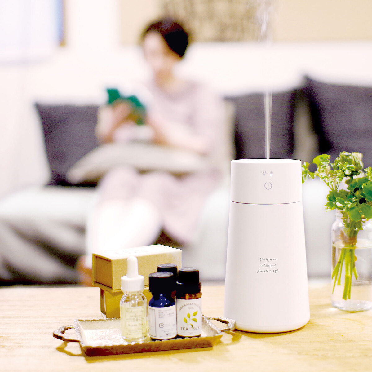 バレンタインや自分へのご褒美にもおすすめな名入れギフト！「蓋つきガラスタンブラー ビードロ」や「アロマディフューザー」で楽しむ冬のおこもり時間